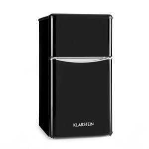 Klarstein Monroe Black, kombinovaná lednice, 61/24 l, energetická třída F, černá