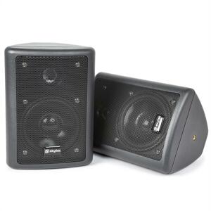 Skytec pár 2pásmových stereo reproduktorů, černé, 75 W max., včetně montážního materiálu