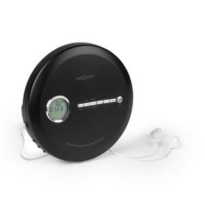 OneConcept CDC 100MP3 Discman Disc-Player, LCD ASP, zesilovač basů, 2x1,5V; černá barva