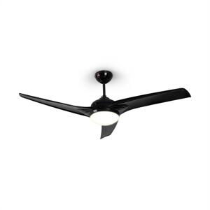 Klarstein Figo, stropní ventilátor, 52" (132 cm) Ø,  výkon: 55 W, černý