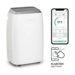 Klarstein Iceblok Prosmart 12, mobilní klimatizace, 3 v 1, 12 000 BTU, ovládání přes aplikaci, bílá