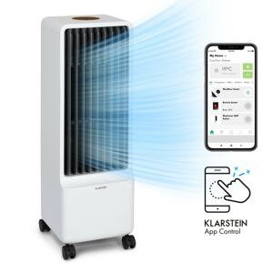 Klarstein Maxflow Smart, 3 v 1 ochlazovač vzduchu, ventilátor, zvlhčovač vzduchu, 5 l, Wi-Fi, dálkové ovládání, 2x chladicí souprava
