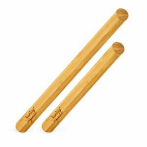 Klarstein Váleček na těsto, sada 2 kusů, 100% bambus, 30/40 x 3,3 cm (D x O), hladký povrch