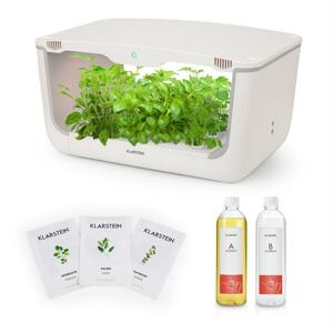 Klarstein GrowIt Farm Starter Kit Europe, 28 rostlin, 48 W, 8 l, semena Europe Seeds, živný roztok