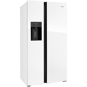 Concept Americká lednice s výrobníkem ledu LA7691wh WHITE