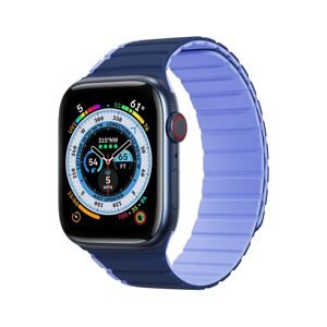 Dux Ducis Magnetický řemínek Apple Watch 1 / 2 / 3 / 4 / 5 / 6 / 7 / 8 / SE / Ultra (42, 44, 45, 49 mm) (verze LD), modrý