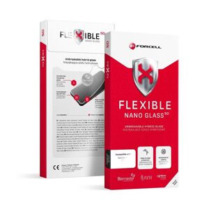 Forcell Flexible Nano Glass hybridní sklo, iPhone 15 Plus, průhledné