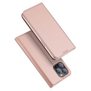 Dux Ducis Skin Pro, knížkové pouzdro, iPhone 15 Pro Max, růžové