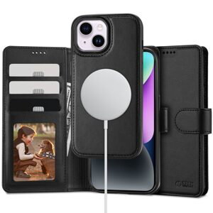 Tech-Protect Wallet MagSafe, iPhone 15, černý