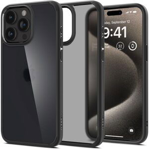 Spigen Ultra hybrid kryt na mobil, iPhone 15 Pro, frost black