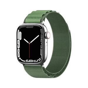 Řemínek Alpine s ocelovou přezkou, Apple Watch 42 / 44 / 45 / 49 mm, zelený