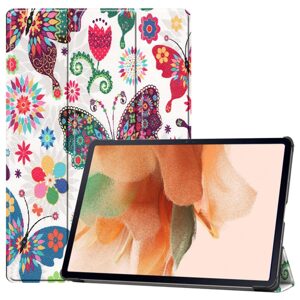 Techsuit FoldPro, Samsung Galaxy Tab S7 Plus / S8 Plus / S7 FE, Butterfly