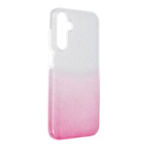 Obal Shining, Samsung Galaxy A05S, stříbrno růžový
