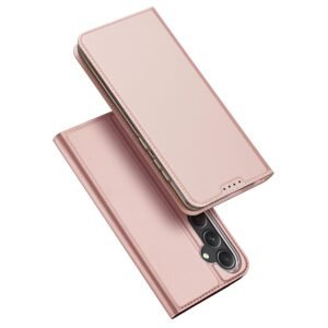 Dux Ducis Skin Pro, knížkové pouzdro, Samsung Galaxy S23 FE, růžové