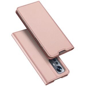 Dux Ducis Skin Pro, knížkové pouzdro, Xiaomi Poco M6 Pro / Redmi 12, růžové