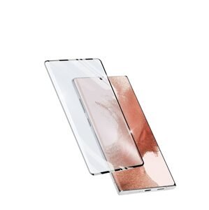 Ochranné zaoblené tvrzené sklo Cellularline Impact Glass, Samsung Galaxy S23 Ultra