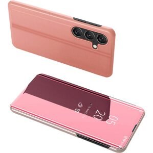 Clear view růžové pouzdro na telefon Samsung Galaxy A25