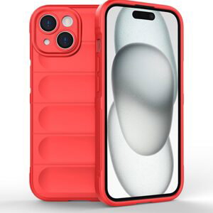 Magic Shield obal, iPhone 15, červený