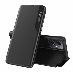 Eco Leather View Case, Xiaomi Redmi Note 12 5G / Poco X5 5G, černé