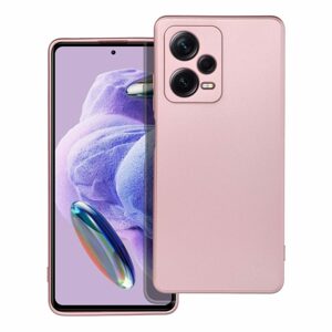 Metallic obal, Xiaomi Redmi Note 12 Pro Plus 5G, růžový