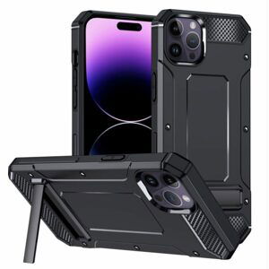 Techsuit Hybrid Armor Kickstand, iPhone 14 Pro Max, černý