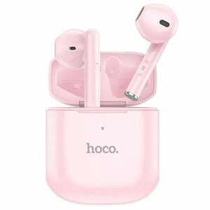Hoco EW19 Plus Delighted bezdrátová Bluetooth sluchátka TWS, růžová