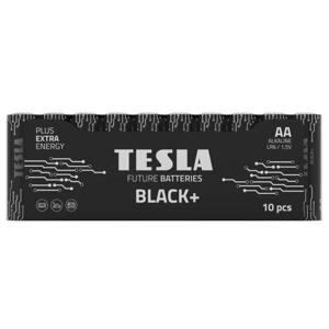 TESLA BLACK+ alkalická baterie AA (LR06, tužková, fólie) 10 ks