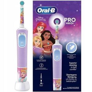 Oral-B Vitality Pro 103 Kids Princess elektrický zubní kartáček, oscilační, 2 režimy, časovač