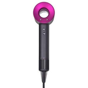 Dyson Supersonic HD07 fén, 1600 W, 5 nástavců, 4 teploty, 3 rychlosti, šedá/fuchsiová