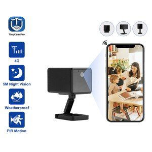 4G kamera bezpečnostní mini Wifi voděodolná FULL HD s IR LED 5m + magnetický držák
