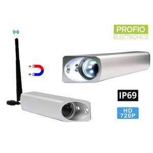 Doplňková Mini WIFI HD bezpečnostní kamera s LED osvětlením + IP69 krytí