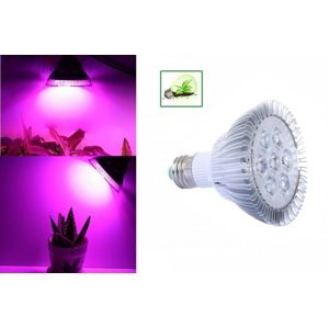 LED žárovka na rostliny 21W (7x3W)