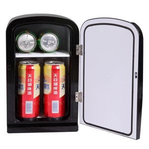 Mini chladničky přenosná - objem 6L / 4 velké + 2 malé plechovky