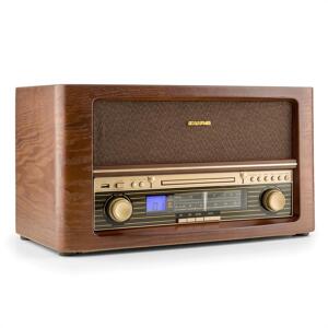 Auna Belle Epoque 1906, retro stereo systém, CD, USB, MP3, AUX, FM / AM