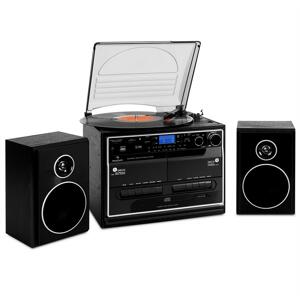 Stereo zařízení Auna 388-BT, gramofon, magnetofon, bluetooth