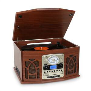 Stereo zařízení Auna NR-620, stereo, MP3 záznam, hnědé