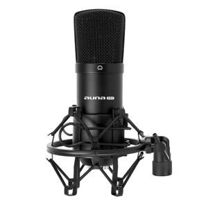 Auna Pro CM001B studiový mikrofon černý, nástroje, XLR