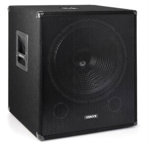 VONYX / Skytec SMWBA18, 1000 W max., aktivní PA subwoofer, 46 cm (18 "), bi-amp