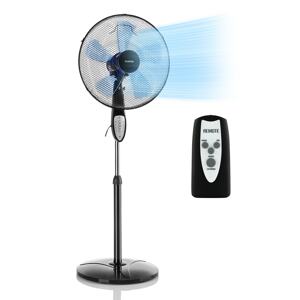 Klarstein Summerjam, stojanový ventilátor, 41 cm, 50 w, 3 stupně rychlosti, průtok vzduchu 69,18 m3/min., včetně dálkového ovladače, černý