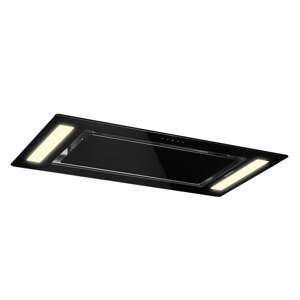 Klarstein Remy stropní digestoř, digestoř na zabudování, 90 cm EEK a 620 m³/h touch LED sklo