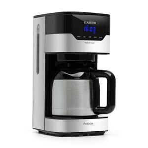 Klarstein Arabica 800W, kávovar, 1.2 l, Easy-touch control, stříbrno/černý