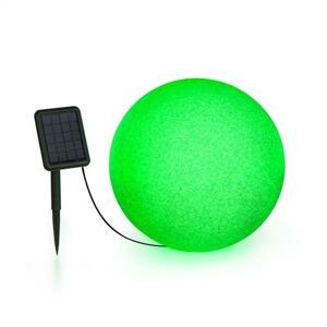 Blumfeldt Shinestone Solar 40, kulová lampa, solární panel, O 40 cm, RGB-LED, IP68, akumulátor