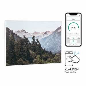 Klarstein Wonderwall Air Art Smart, infračervený ohřívač, 80 x 60 cm, 500 W, aplikace, hora