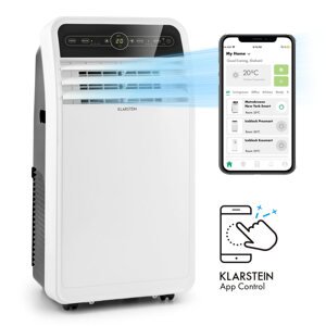 Klarstein Metrobreeze New York Smart 12k, mobilní klimatizace, 12.000 BTU / 3,5 kW, energetická třída A, dálkové ovládání