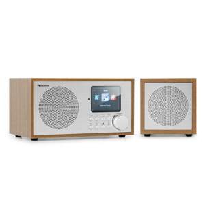 Auna Silver Star Mini Two, internetové rádio DAB+/FM, WiFi, BT, reproduktor TWS