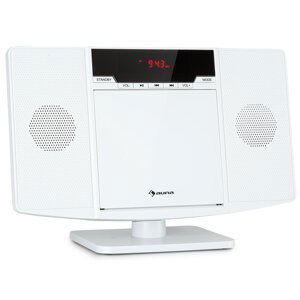 Auna V14.2, vertikální stereo systém, CD, FM tuner, BT, USB, AUX