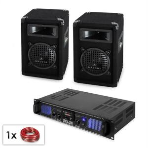 PA set „Malone SPL MP3“ pár 16cm reproduktorů & zesilovač 300 W