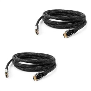 2x Frontstage HDMI kabel, 3 m, textilní obal