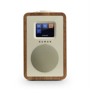 Numan Mini One Design digitální rádio bluetooth DAB + FM AUX ořech včetně nabíjecí baterie