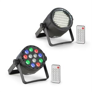 Beamz PLS15, sada V7, LED stroboskop PLS25, par LED reflektor